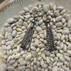 3mm Tassel w/ 8mm 2.5 Inch Dangle French Hook Genuine Earring