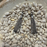 3mm Tassel w/ 8mm 2.5 Inch Dangle French Hook Genuine Earring