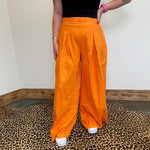 orangepleatedplazzopants