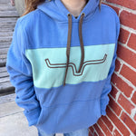 Kimes Ripon Slate Blue Hoodie Sweatshirt