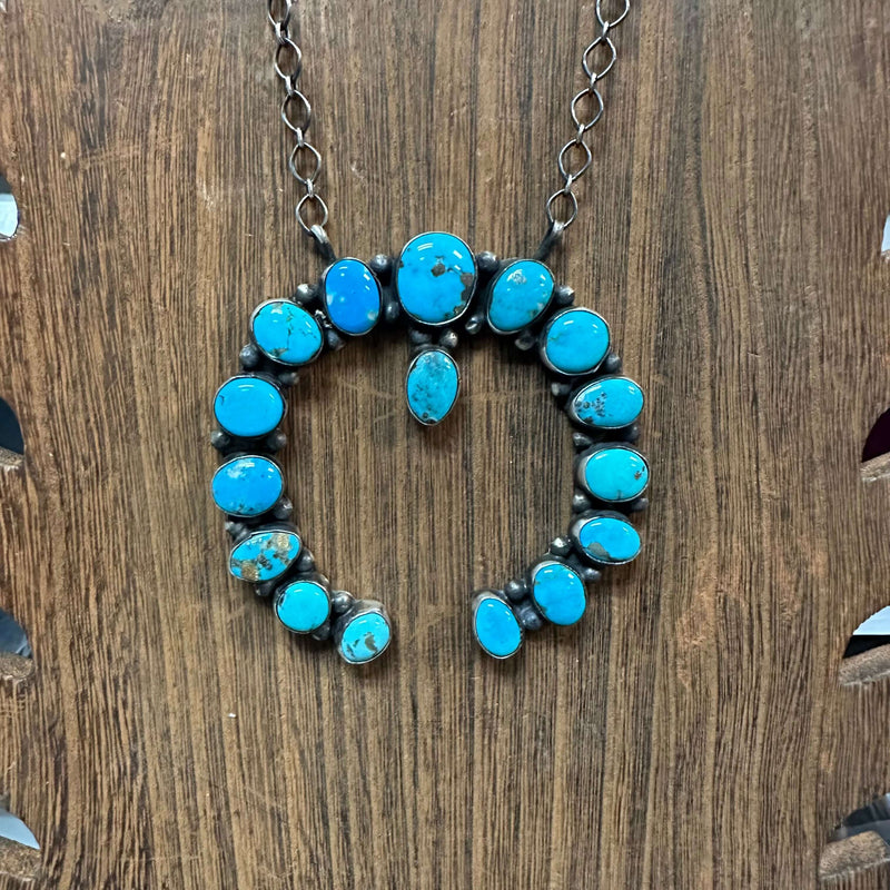 Turquoise Naja Statement Piece Genuine Necklace