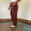 Super Soft Chestnut Brown with Draw String Joggers