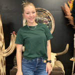 Forest Green Crop Top
