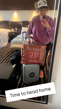 Purple Crop Sweatshirt