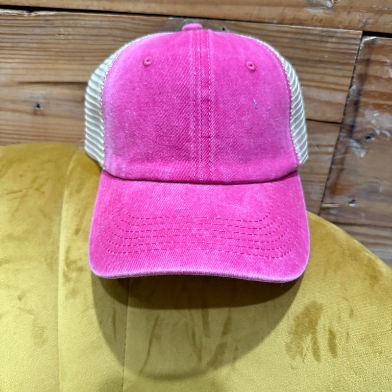 Faded Hot Pink Hat