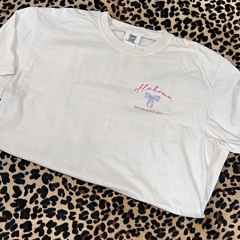 Oklahoma Cream Storyboard Short Sleeve Comfort Color T-shirt