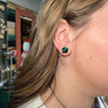 Little Green Crystal Stud Fashion Earring