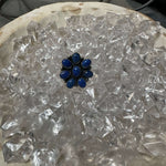 Blue Lapis Cluster Ajustable Genuine Ring