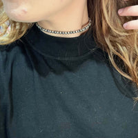 5mm Navajo Pearl with Fancy Ball Slinky Wrap Around Sterling Silver Necklace - Country Lace Boutique