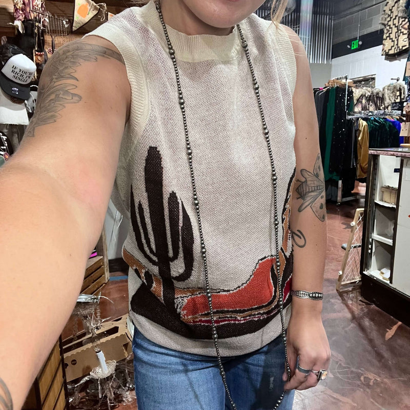 60 inch 4, 5, 6, & 8mm Navajo Pearl Sterling Silver Necklace - Country Lace Boutique