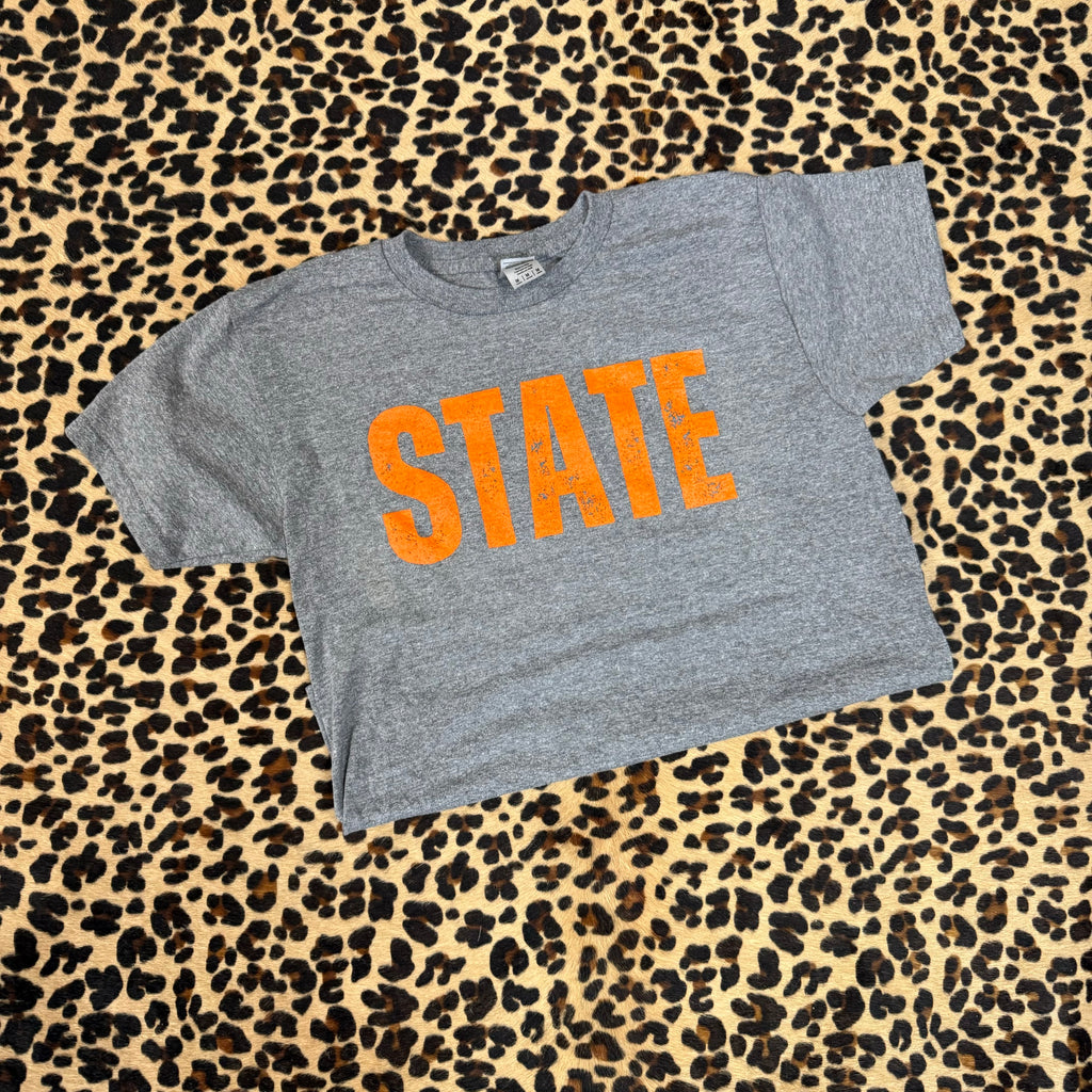 Graphite Heather Grey State Crew Neck T-shirt