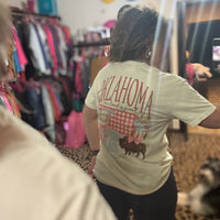 Oklahoma Cream Storyboard Short Sleeve Comfort Color T-shirt