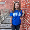 Royal Blue OKLA Crew Neck T-shirt