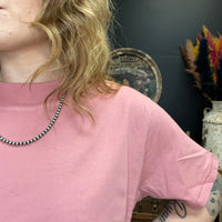 Boxy Mauve Crop Top