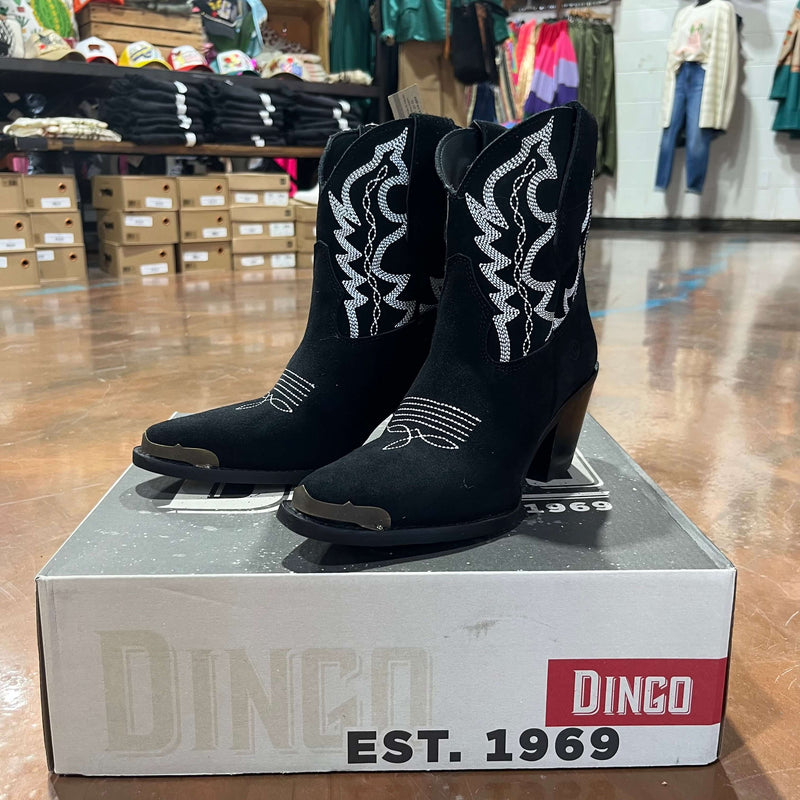 Black Rough Out Shortie Dingo Joyride Boot