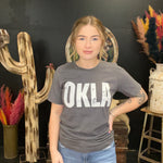 Gray OKLA Crew Neck T-shirt