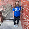 Royal Blue OKLA Crew Neck T-shirt / XL