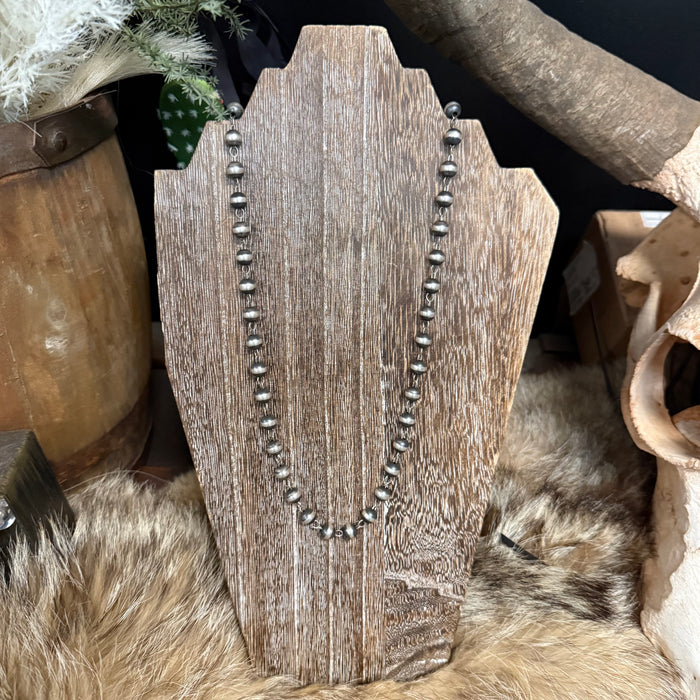 22 inch 8mm Contemporary Navajo Pearl Genuine Necklace
