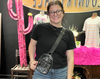 Clear Black Cross Body Pack / Purse