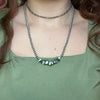 20 inch 4mm Navajo Pearl and White Buffalo Genuine Necklace