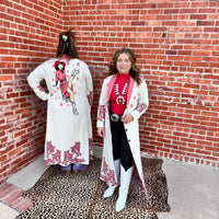Pink Natural Cowgirl Cardigan | 2XL