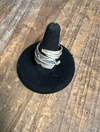 Feather Adjustable Sterling Silver Ring