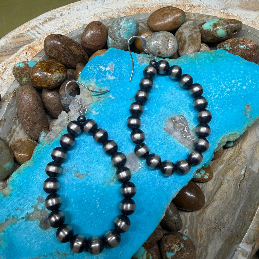 6mm Teardrop Pearl French Hook Sterling Silver Earring - Country Lace Boutique