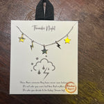 Silver Thunder Night Fashion Necklace