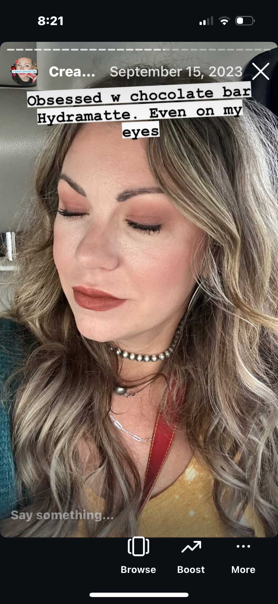 HYDRAMATTE LIPSENSE CREAM