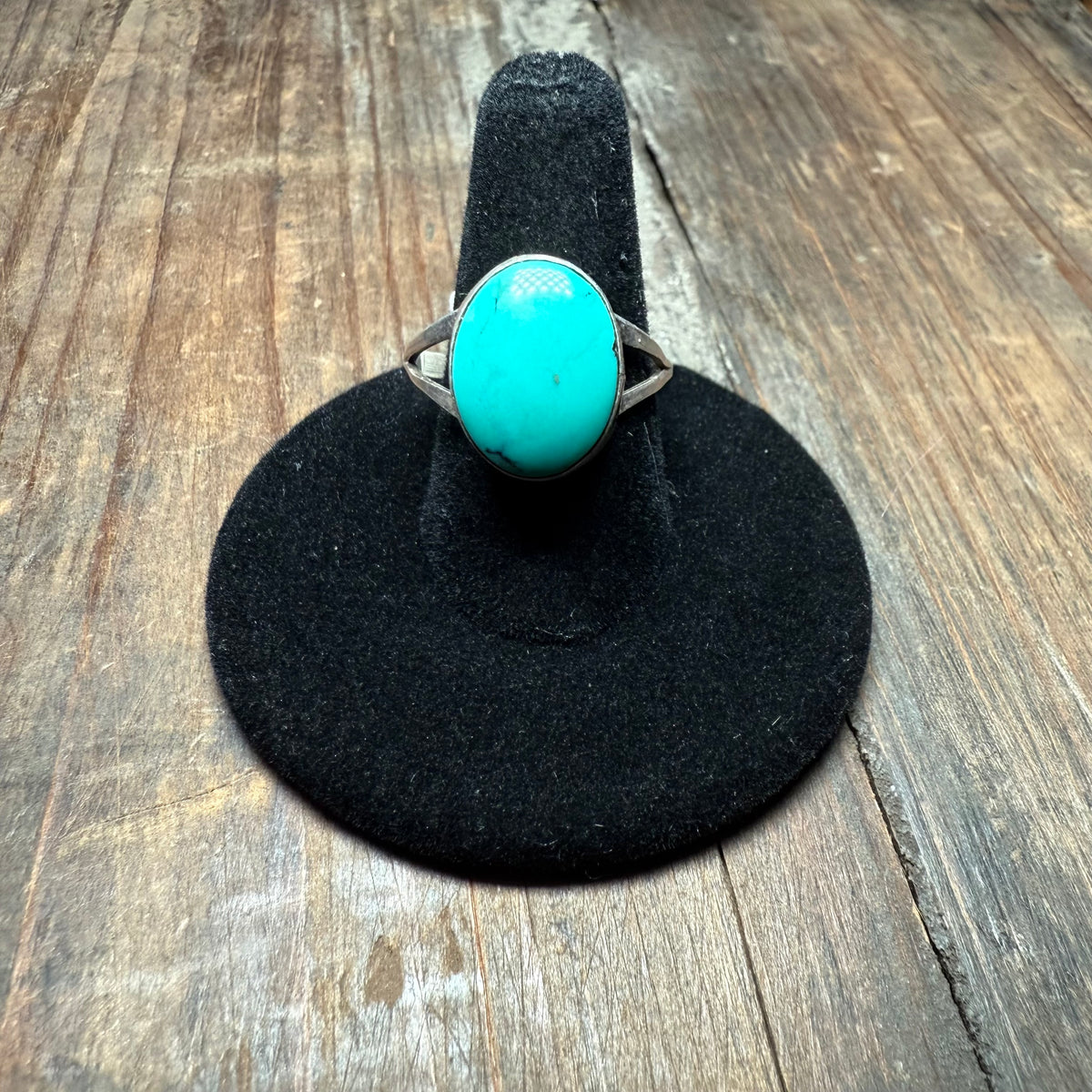 Turquoise Oval Sterling Silver Ring