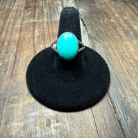 Turquoise Oval Sterling Silver Ring