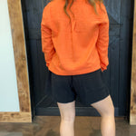 Black Elastic Waist Shorts w pockets