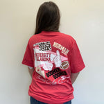 University of Oklahoma Modern Storyboard V-Neck Short Sleeve T Shirt