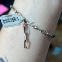 8 inch Dainty Link chain Sterling Silver Bracelet - Country Lace Boutique