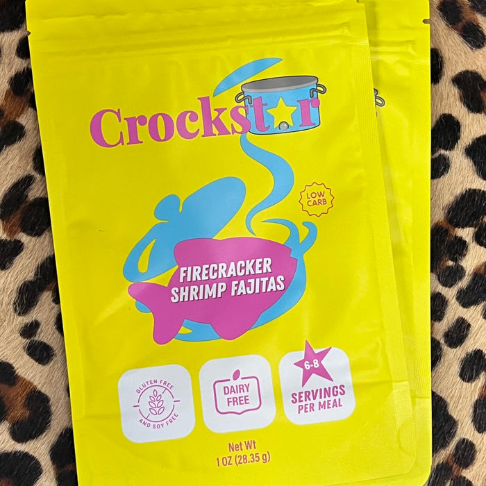 Firecracker Shrimp Fajitas Crockstar