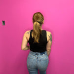 Black Tank Top Bodysuit