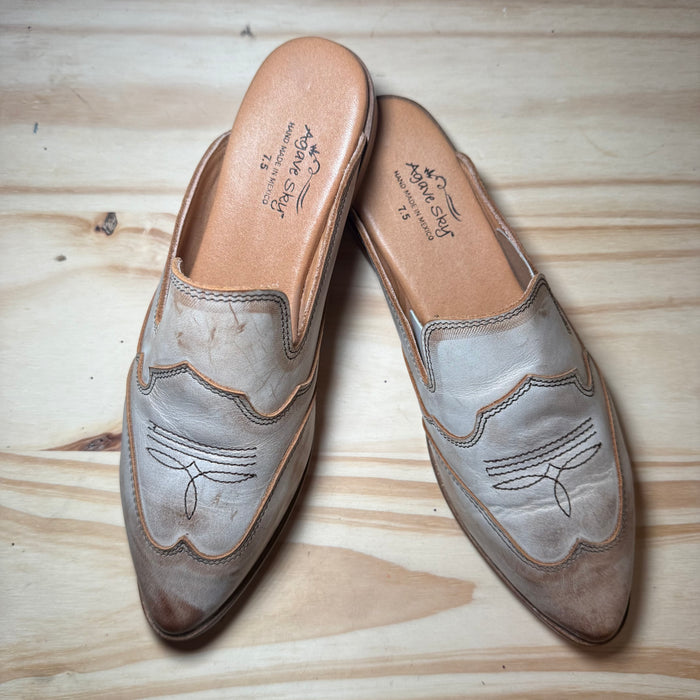 Old Wax Camel Adaire Flat Mule Slip On