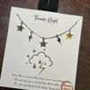 Silver Thunder Night Fashion Necklace