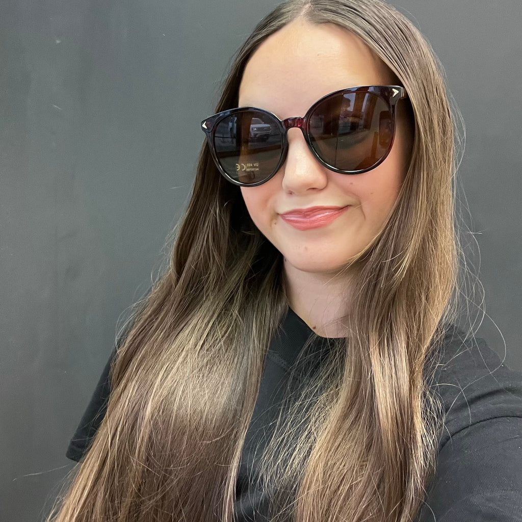 Brown Round Fame Affordable Sunglasses