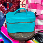 Turquoise Toiletry/ Jewelry Travel Bag