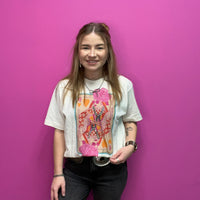 Tan and Pink Bling Queen T- Shirt