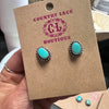 Everyday Turquoise Stud Genuine Earring
