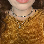 Mini Cowboy Boot Charm 16 inch with 3 inch extender Sterling Silver Necklace