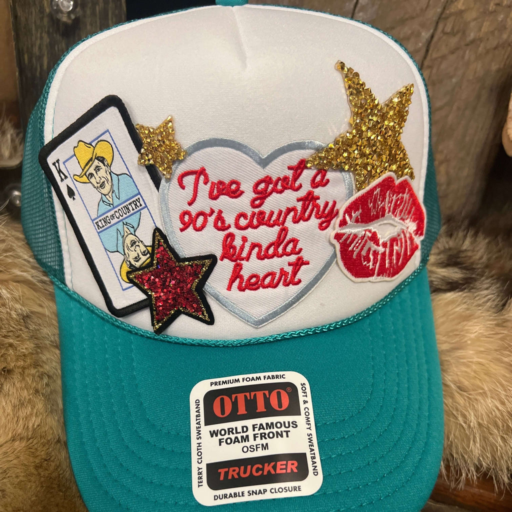 90s country custom trucker hat