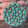 Gorgeous Round Turquoise Genuine Pendant for Necklace