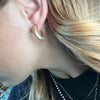 Matte Gold Hoops Fashion Earring