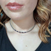 blue lapis navajo pearl choker