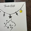 Silver Thunder Night Fashion Necklace