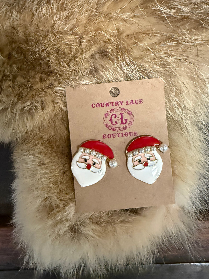 Shiny Santa Fashion Earring