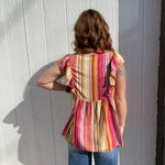 Bright Spring Savannah Jane Embroidered Top